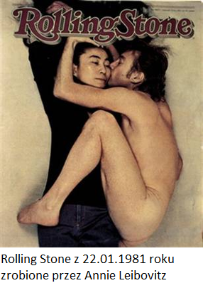 Rolling Stone z 22 01 1981 roku zrobione przez Annie Leibovitz